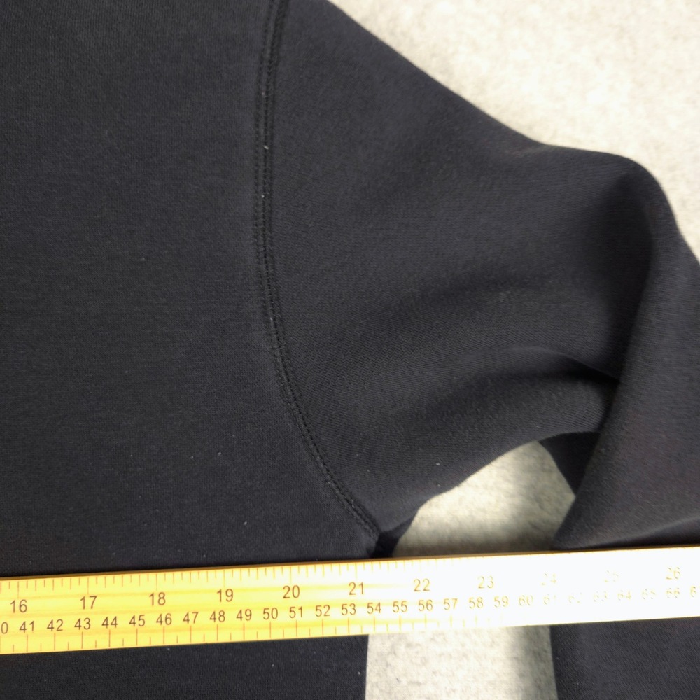 Anon Pullover Hoodie Black White Logo Hooded Sweatshirt Men's Medium - Picture 7 of 8